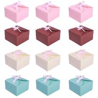 Small cardboard packing boxes Decorative paper boxes with ribbon
