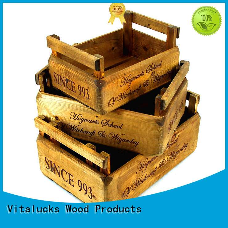 Vitalucks large wooden box high-quality at discount