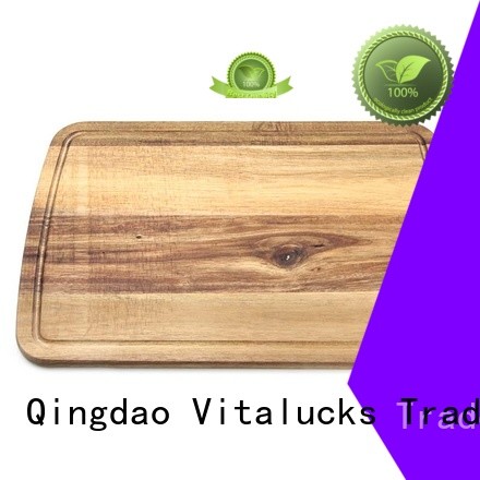 Vitalucks promotional small wooden cutting boards with handle for wholesale