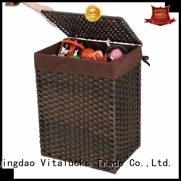 Vitalucks sustainable best basket solid wood oem&odm