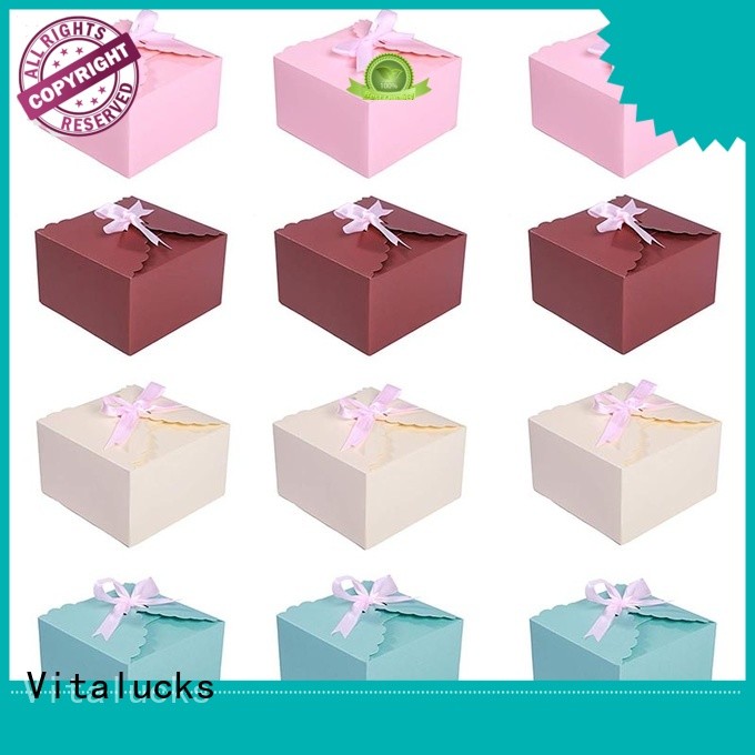 Small cardboard packing boxes Decorative paper boxes with ribbon