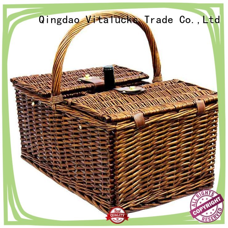 solid square wicker baskets oem&odm fast delivery