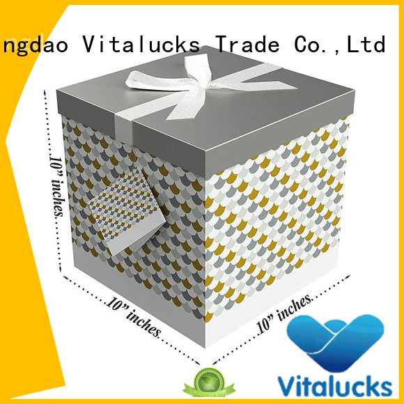 Vitalucks customized cardboard box gift packaging for storage