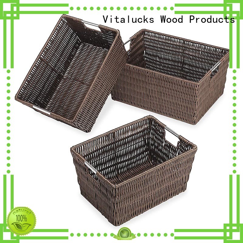 woven storage baskets fast delivery Vitalucks