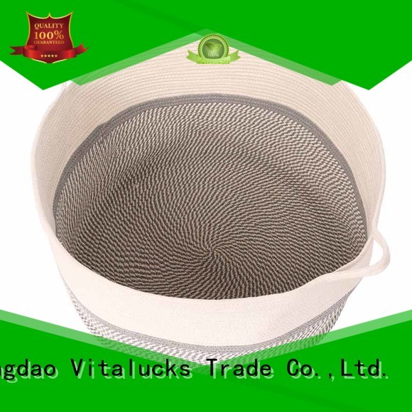 Vitalucks wholesale supply cotton rope basket high qualtiy best price