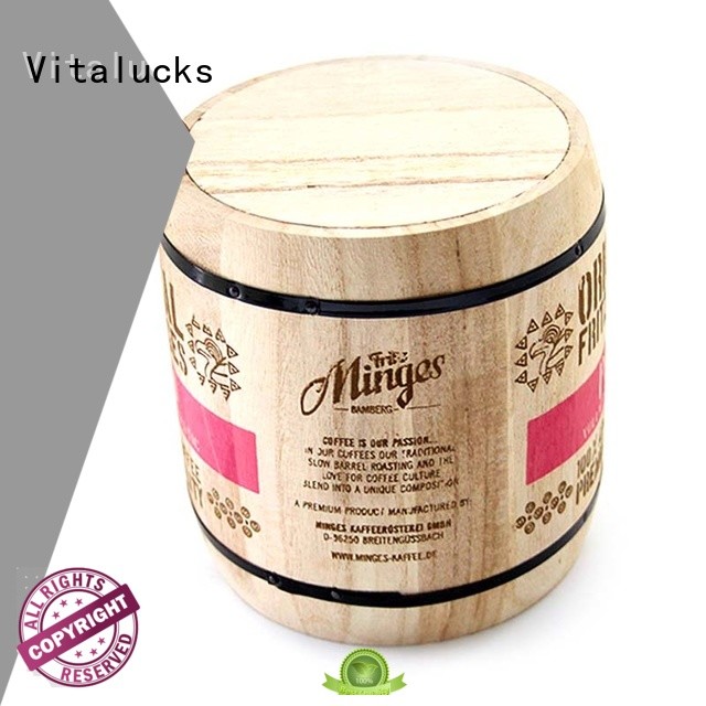 Vitalucks wooden tea canister advantageous fast delivery