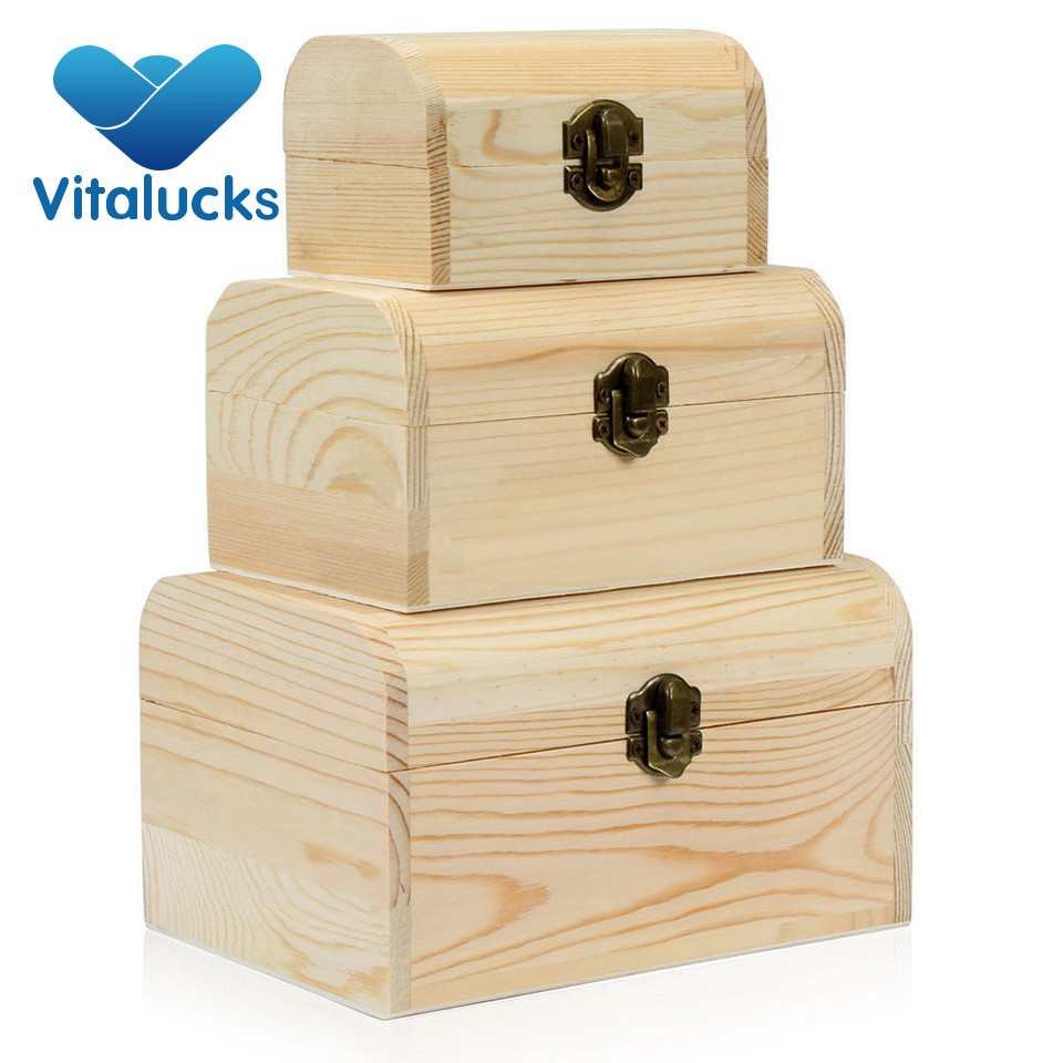 Vitalucks wooden gift boxes with lids top-selling fast delivery