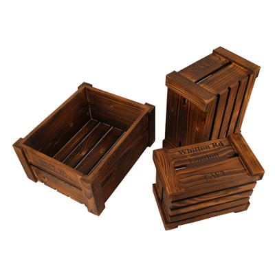 Hot sales customized size antique toys wooden crates