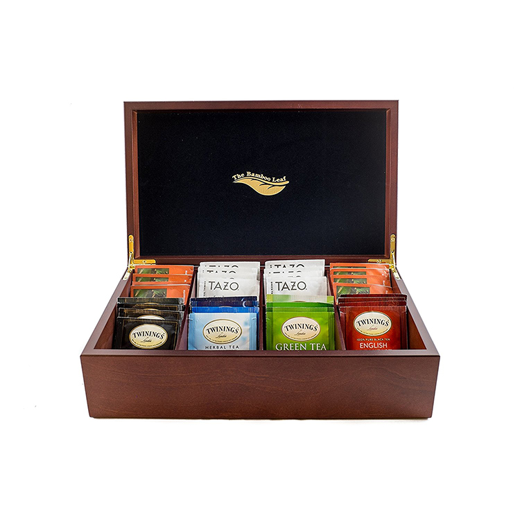 VL-TB10 Eco-friendly vintage chest wooden tea packaging box