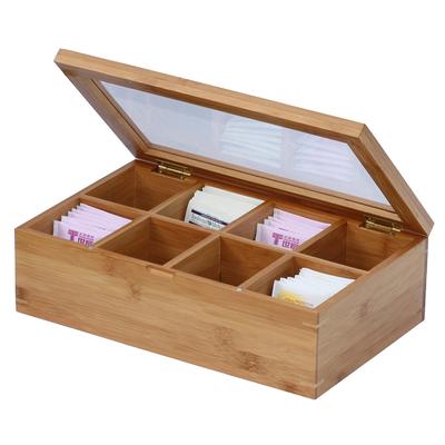 VL-TB05 Functional and versatile bamboo tea box