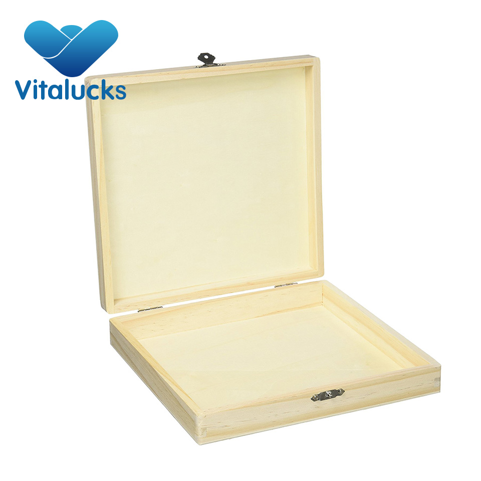 VL-WCB15 Custom Made Luxury Pine Wood Cigar Boxes Wooden Storage Gift Packaging Box