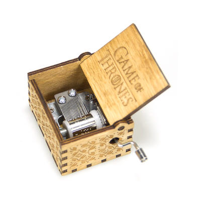 small wooden crafts christmas gift music boxes