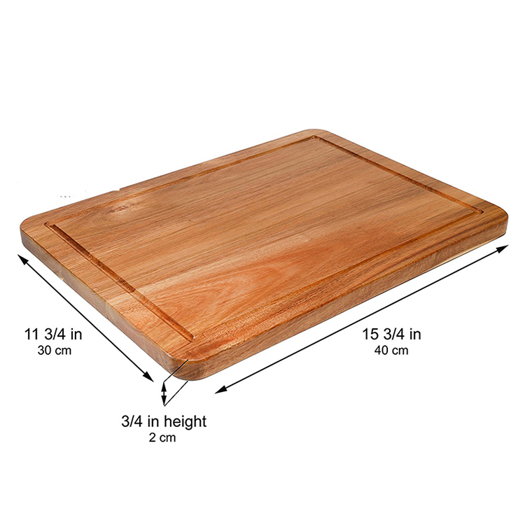 Extra Large Acacia Oak Cutting Board Olive Wood Chopping Board