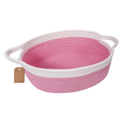 high quality environmentally friendly foldable cleaning thick cotton hamper storage basket bin