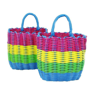wholesale customized concise style durable home decor bin basket creative plastic candy fruit storage organize