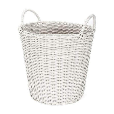 custom excellent quality concise style big capacity foldable double clothes basket storage 40 x 40 x 38cm