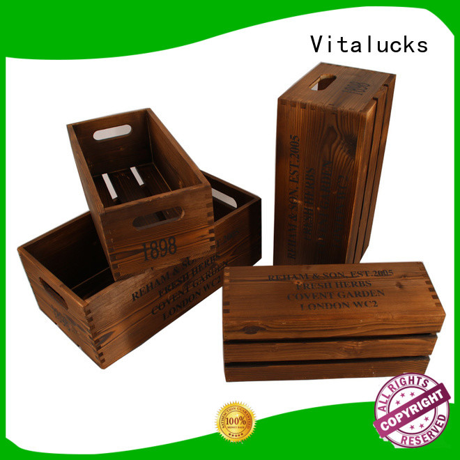fine workmanship wooden gift crate high quality