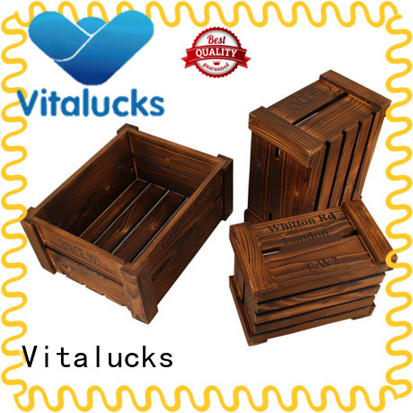 Vitalucks custom wooden boxes top-selling at discount