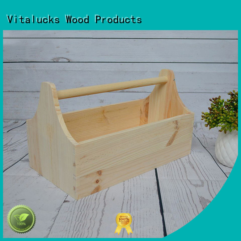 Vitalucks wooden packaging box large capacity fast delivery