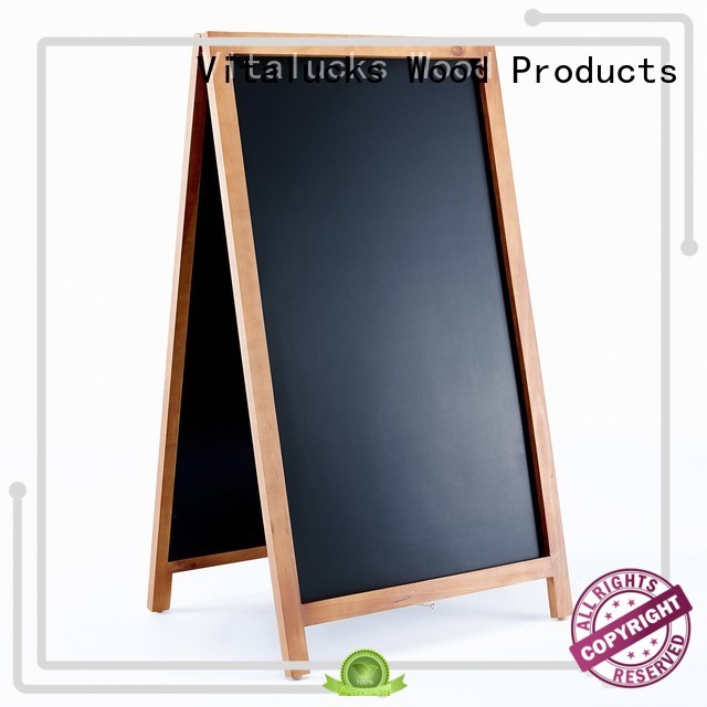 popular wooden blackboard solid silk-screen printing