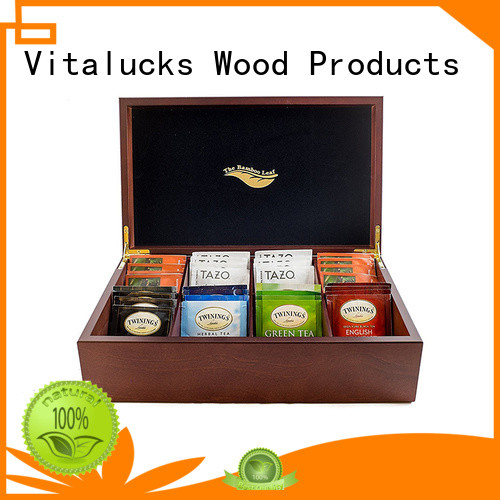 Vitalucks wooden tea chest chic design manufacturing