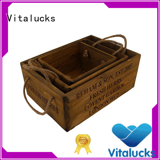 solid wooden gift crate popular