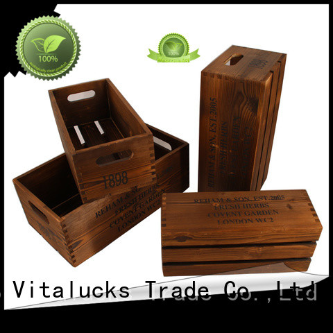 Vitalucks unique design wooden gift boxes wholesale at discount